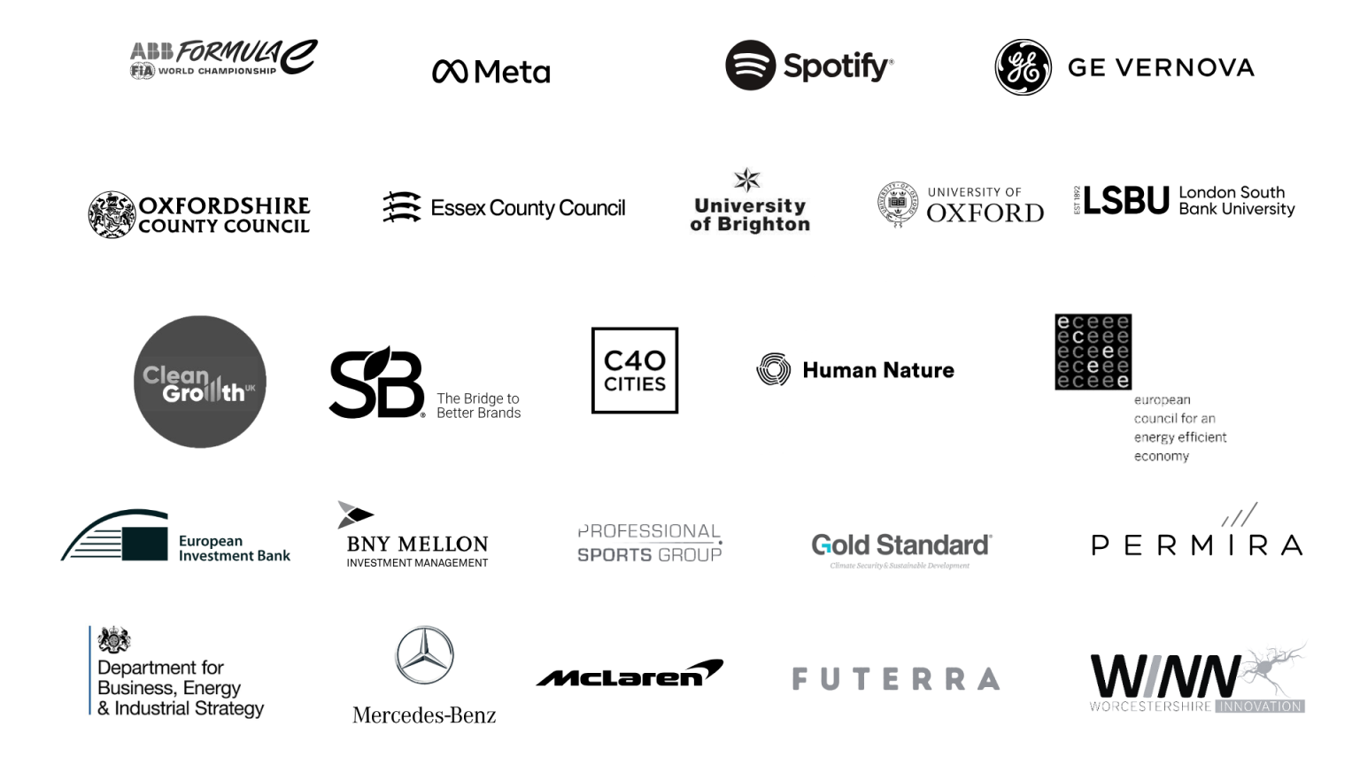 Who We Work With - Client Logos